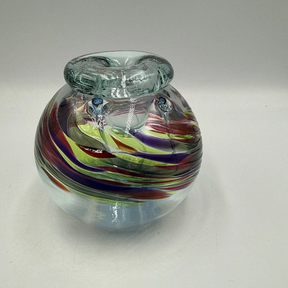 Contemporary Kitras Art Glass Hand Blown 4